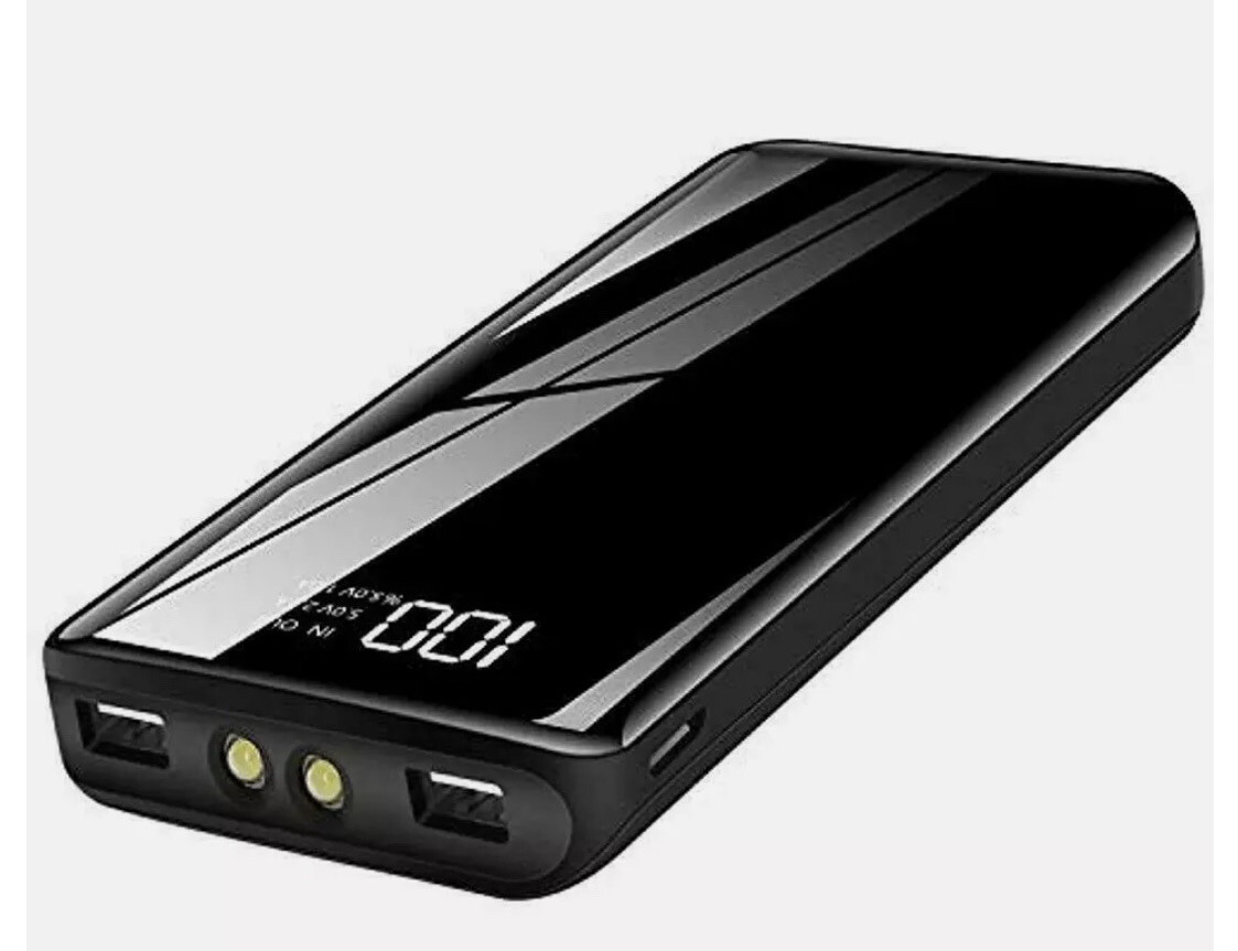 24000mAh Power Bank with LED Light, SOS Signal, and Portable Charger Battery-image