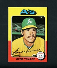 Gene Tenace 1975 Topps - Oakland A's #535 NM-MT+