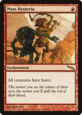 MTG | Magic: The Gathering | Mass Hysteria  | Mirrodin | EX | EN