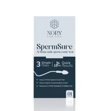 Nory SpermSure @ Home Male Fertility Test Kit, Easy Accurate Sperm Count Results
