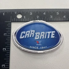As-Is Cut-From-Hat CAR BRITE Advertising Patch 03RK