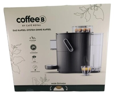 Cafe Royal Coffee B Globe Kapselmaschine schwarz neu Originalverpackt