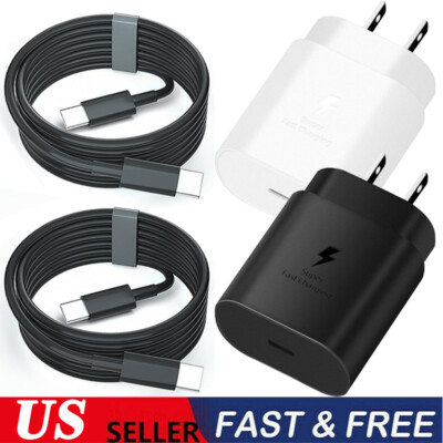 PD 25W Fast Wall Charger Type C Power Adapter For Samsung A34 A14 A52 A15 5G A25