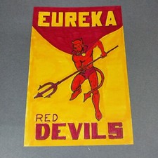 Eureka College Red Devils IL Illinois 6x4 Scrapbook Shadowbox Artwork