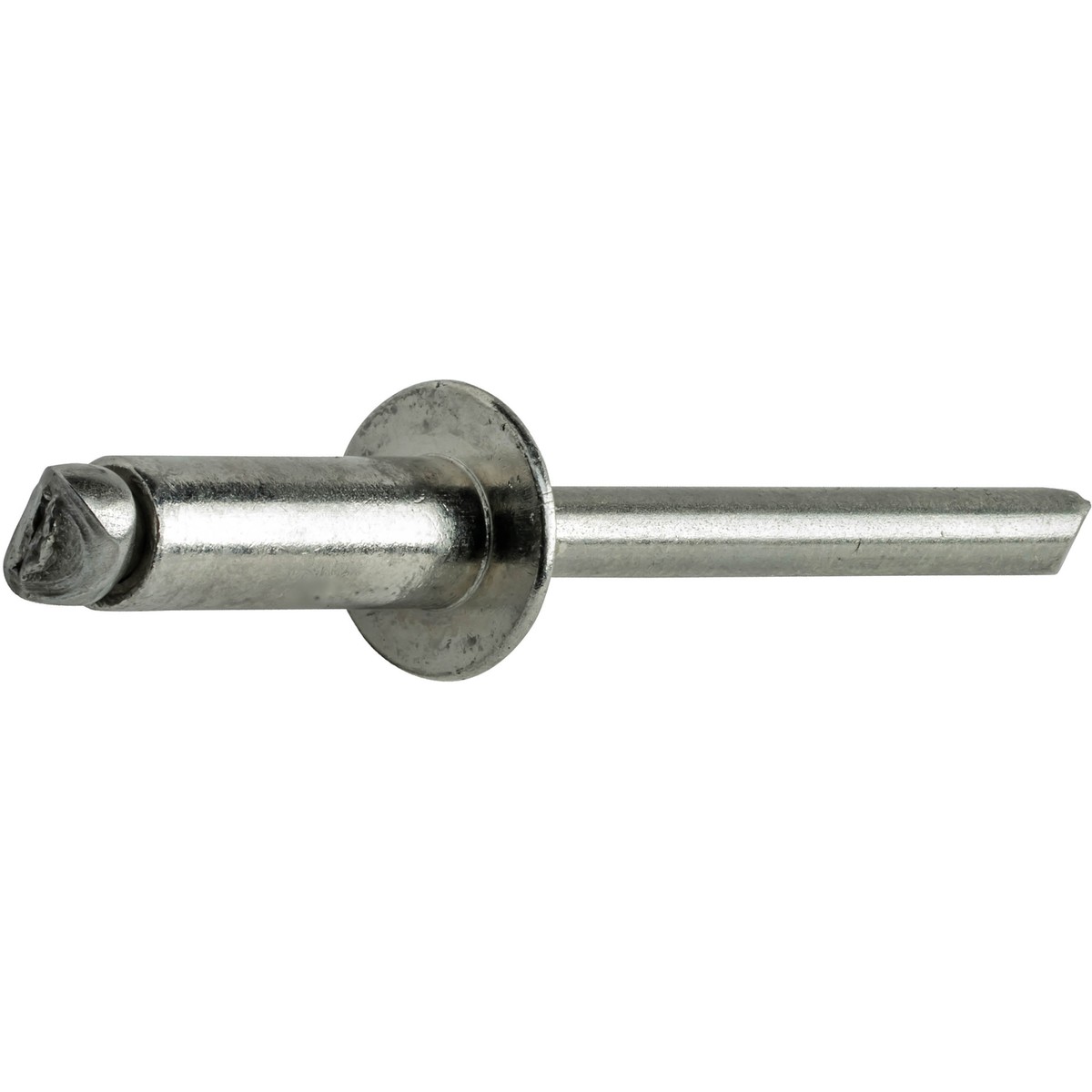 Spanndraht Verzinkt 4 Mm Große Flansch Popnieten 1/8" X 1/4" Ganzstahl Großer Domkopf Blindnieten Ganzstahl 100 Stück