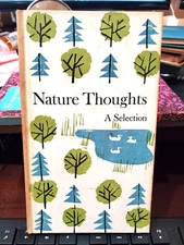 Nature Thoughts A Selection Peter Pauper Press Book 1965 ill Eric Carle VG no DJ