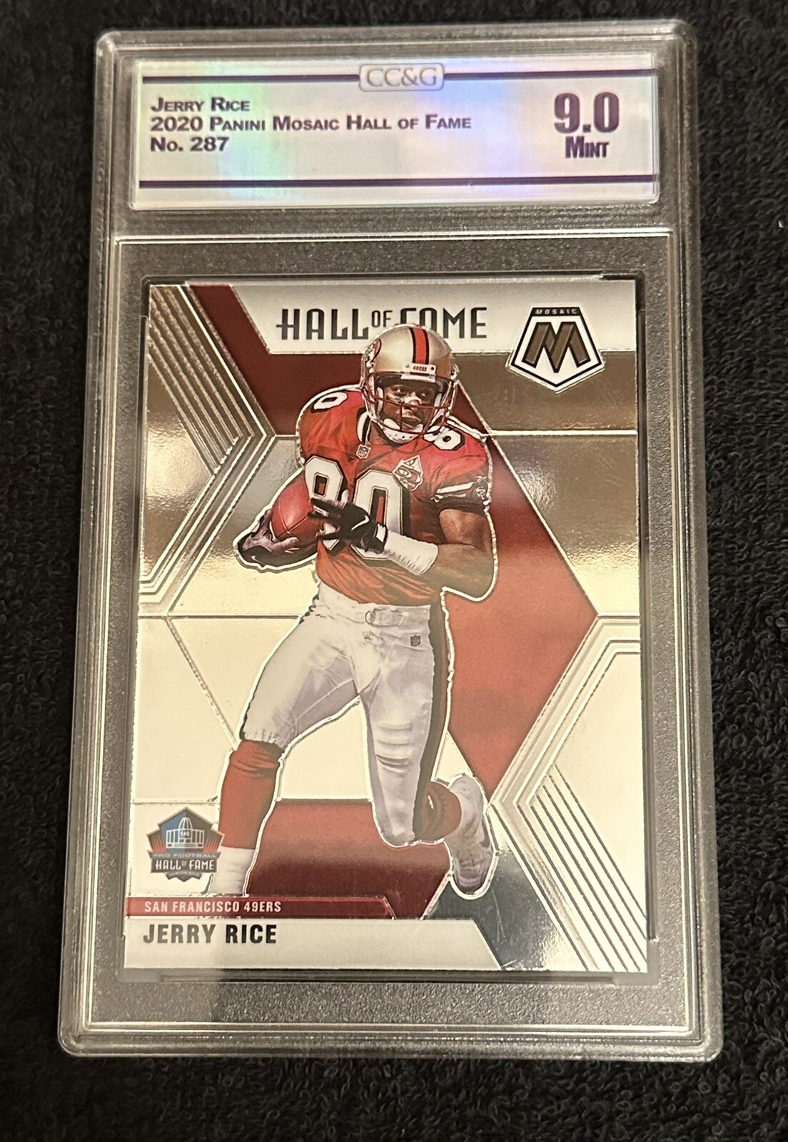 2020 Panini Mosaic - Hall of Fame Silver Prizm #287 Jerry Rice