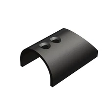 T-H  Marine 1-3/8’’ Black Rub Rail End Cap Pair ERC-1