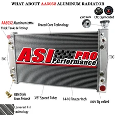 3 Row Radiator for 1988-1999 Chevy C/K GMC 1500/2500/3500 Suburban Truck Pickup