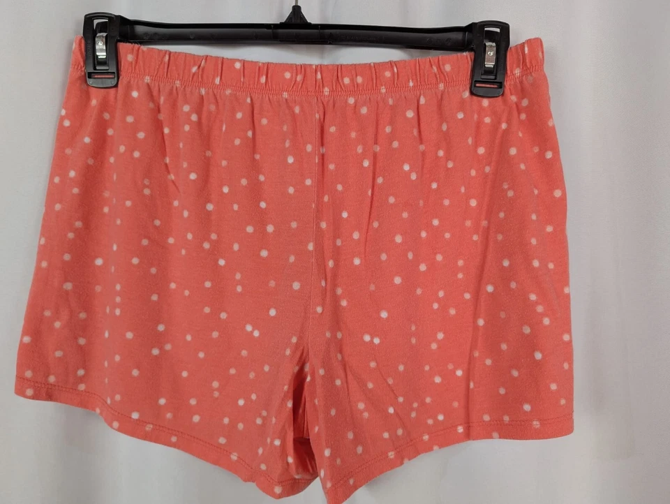 Sonoma Mujer Gris Cuello en V Manga Corta Camiseta y Melocotón Polkadot Corto Íntimo Foto 4 de 4