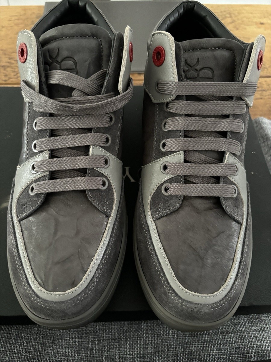 Royaums Kilian Marion Grey Mid Trainers Size EU 40 Used Men's