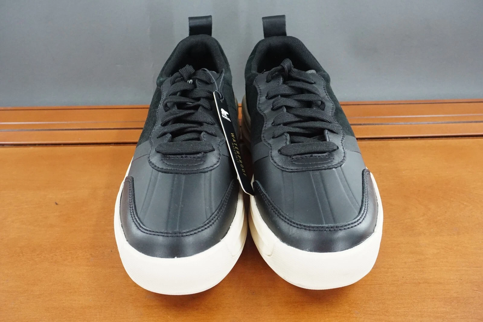 sorel everyday leather suede low top lace up sneaker shoes