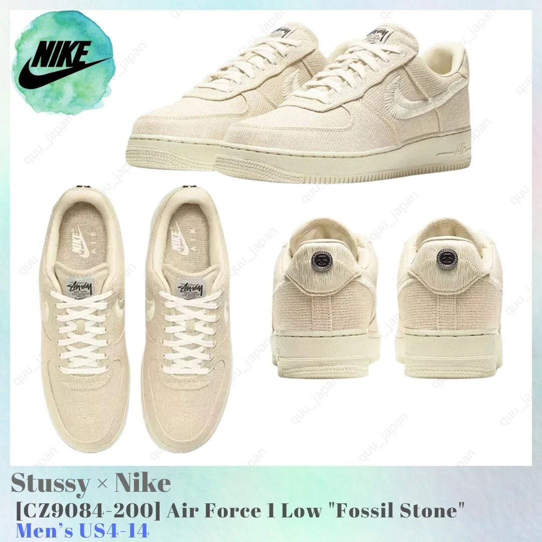 Nike Air Force 1 Low x Stussy Fossil for sale | eBay Nike Air Force 1 Low x Stussy Fossil for sale | eBay