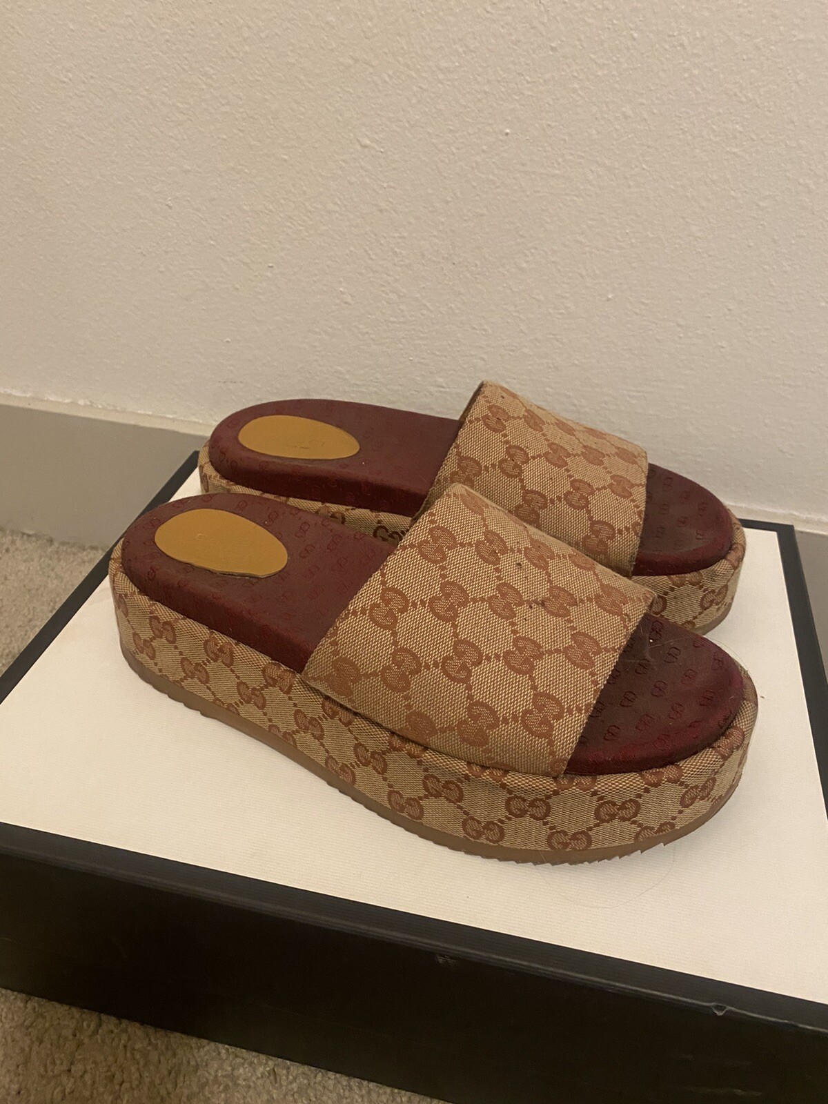 Gucci women's platform sandals eBay