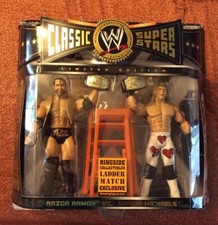 JAKKS PACIFIC WWE CLASSIC SUPERSTARS RAZOR RAMON VS SHAWN MICHAELS LADDER MATCH 