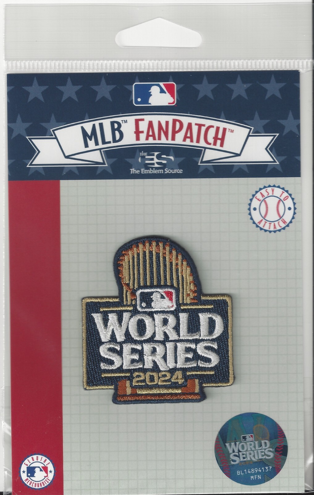 2024 MLB World Series Patch 2