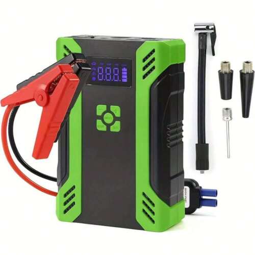 Portable Car Jump Starter With Air Compressor, 2000A 150PSI Starter Battery Pack