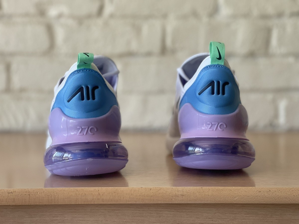 NIKE エアマックス 270 ホワイト×パープル　新品未使用 Nike Women's Air Max 270 White Purple Sneakers DX2351-100 Size