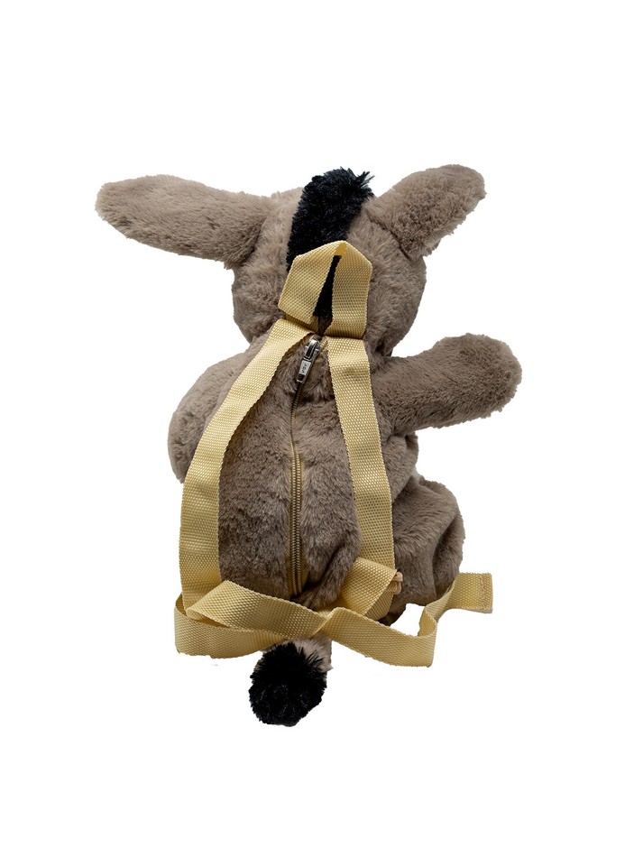 Plüsch Katzen Rucksack – Süßer Flauschiger Mini-Rucksack Als Accessoire Für Damen & Kinder (ca. 20x30x40 Cm)