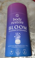 Body Restore Bloom Shower Steamers Spring Botanical Mix, 6 Tablets, 5.3 oz