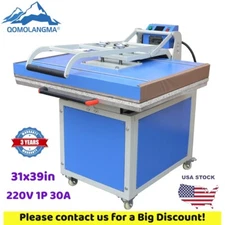 31in x 39in Large Format Manual Operation Transfer Heat Press Machine 220V USA