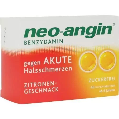MCM KLOSTERFRAU VERTR. GMBH NEO-ANGIN Benzydamin Zitrone 40 St Lutschtabletten PZN 17250066