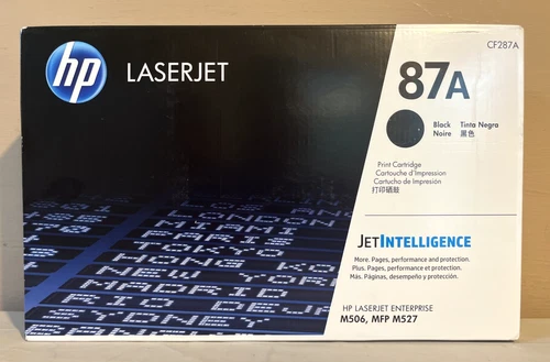 Genuine HP 87A (CF287A) Black Toner Cartridge New Sealed box