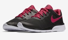 Nike Girls Tanjun Racer Sneakers 6 Youth GS Shoes NIB Black Pink Check Lace Up