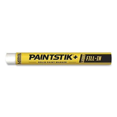 Markal Paintstik+ Lacquer Fill-In Solid Paint Marker 3/8 In X 4.25 In L