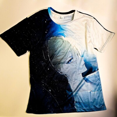 Aqua T-Shirt Größe L von Oshi no Ko Mein Star Anime Merchandise