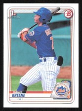 2020 Bowman Draft ISAIAH GREENE 1st Year Baseball card NEW YORK METS #77