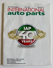 2011 International Auto Parts Catalog Alfa Romeo Fiat Lancia Parts & Accessories