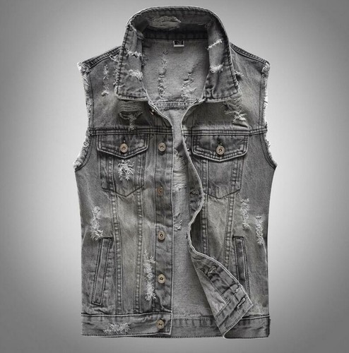 New Fashion Men cotton Waistcoat Punk 