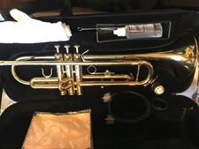 Eastar Trumpet ETR-380 Bb - Gold Brass - with Case and Mouthpiece - Japan New