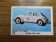 Herbie (the car) Rides Again #44 Wonderful World of Disney 1975 Typhoo Tea