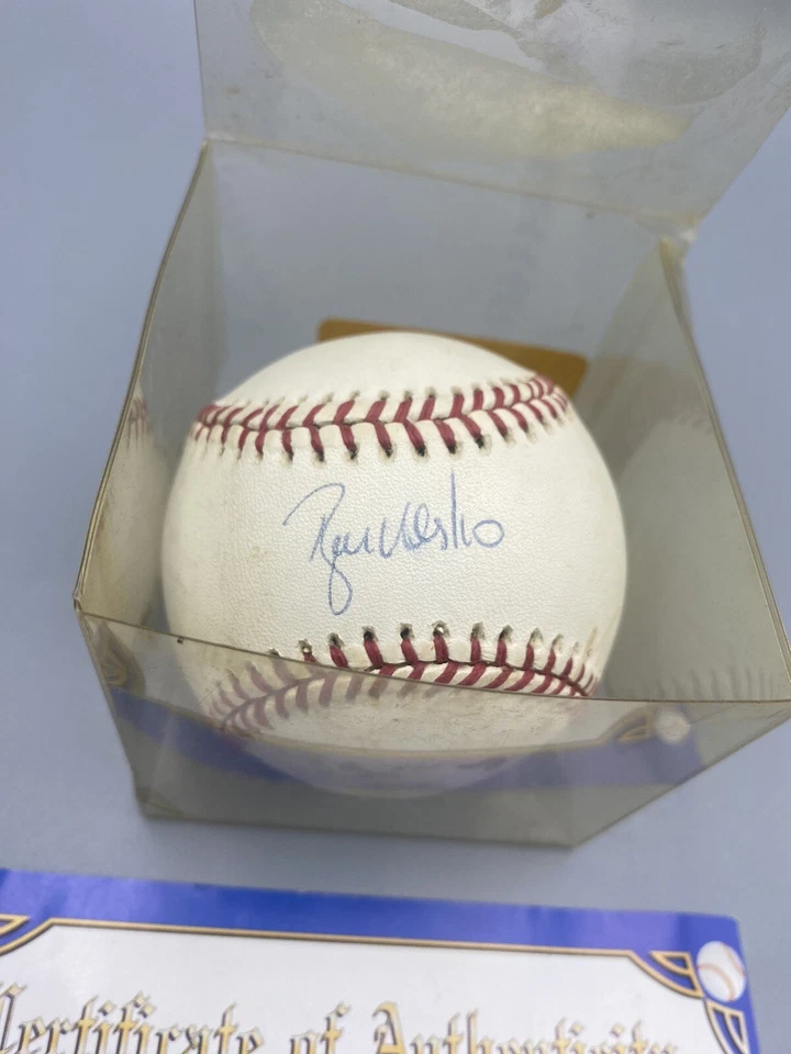 Ryan Klesko Autografiado Rawlings Liga Oficial Béisbol MLB Certificado de Autenticidad Foto 2 de 2