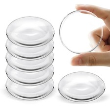 JZWBLILY Door Stoppers for Wall, Door Knob Wall Protector 2" 6-Pack , Self A...