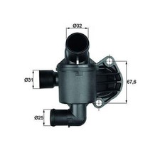 TI 35 87 MAHLE THERMOSTAT COOLANT FOR VW