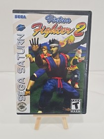Virtua Fighter 2 (Sega Saturn, 1996) Not For Resale Disc + Aftermarket Case