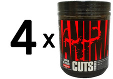 4 x Universal Nutrition Animal Cuts, Orange Mango - 265g (235,84 EUR/kg)