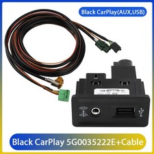 5G0035222E CarPlay Media USB AUX AMI Socket Cavo Installazione per VW Golf MK 7