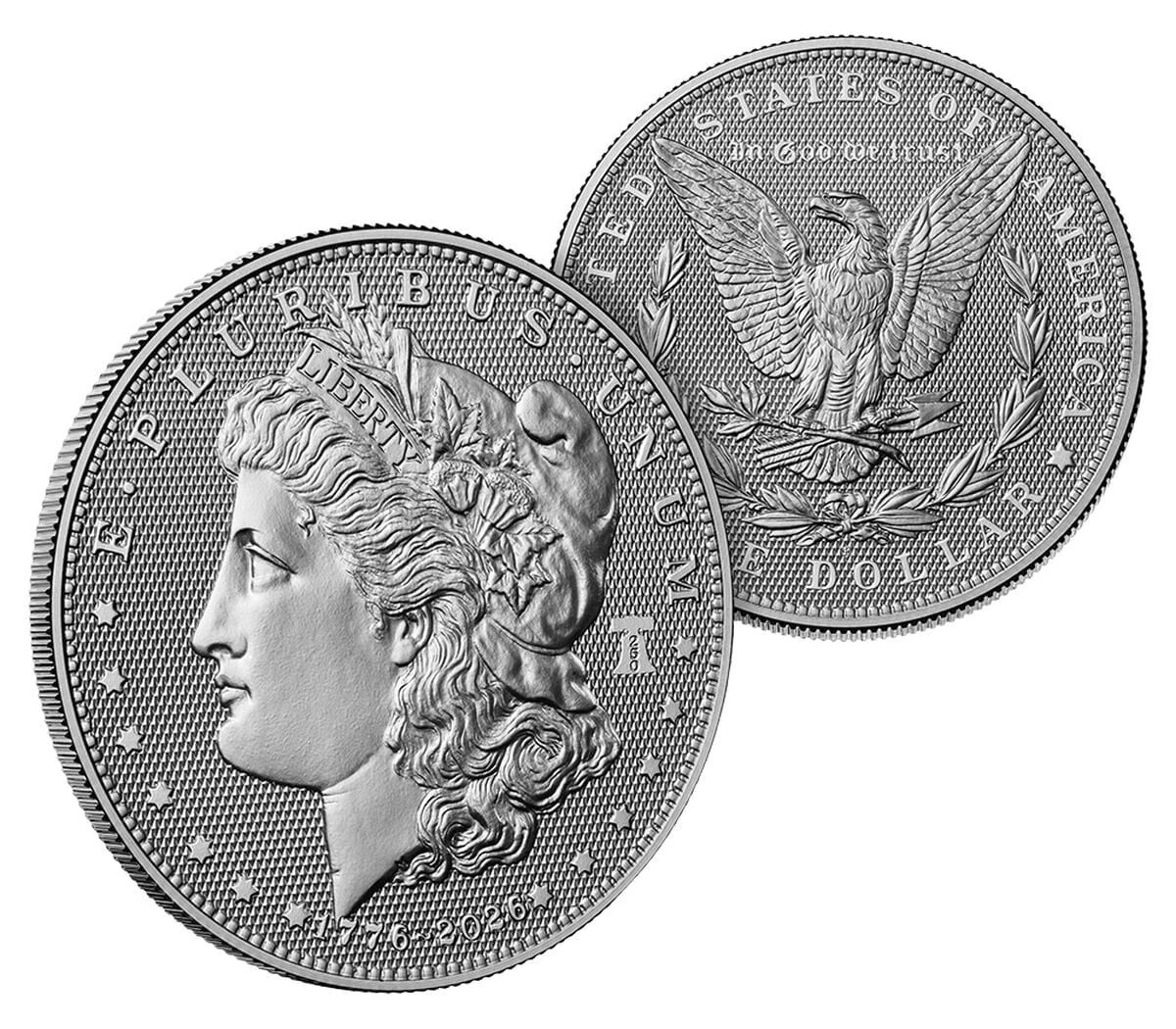2 Coin Set 2026 Morgan Peace Diamond Field 250 Privy NGC MS70 FDOI Flag Presale image 3