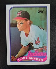 1989 Topps - Cory Snyder #80