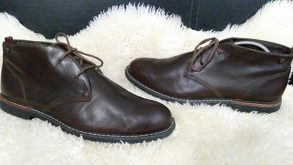 Men Timberland Boots Brown Leather 43 #NYB5