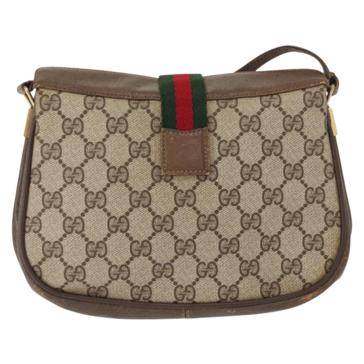 M広023 / GUCCI GG柄 ショルダーバッグ PVC レザー GUCCI グッチ シェリーライン ショルダーバッグ GG柄 PVC レザーの通販