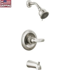 Powerful Shower Trim Kit Pressure Balanced Valve Easy Clean Stainless Finish New