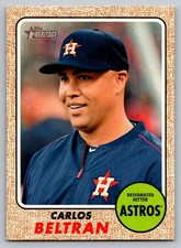 2017 Topps Heritage #119 Carlos Beltran