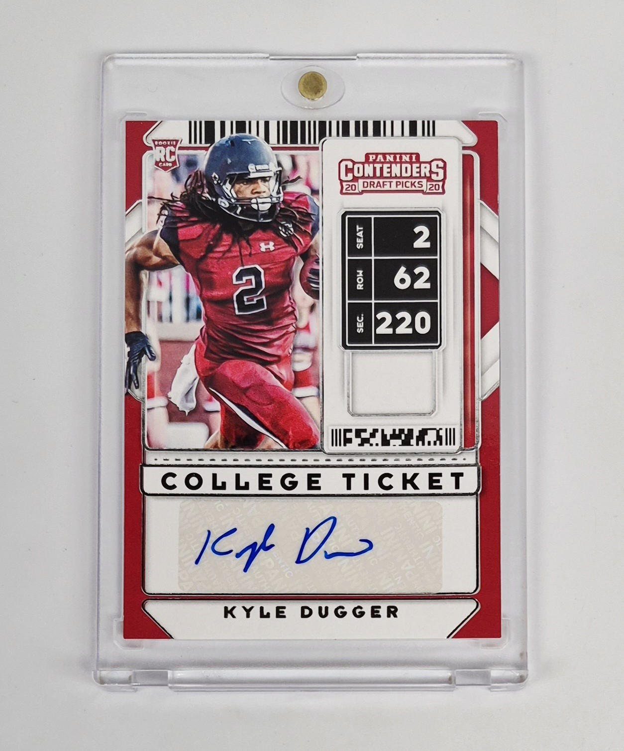 Kyle Dugger Panini Contenders Draft Picks #228 Autograph