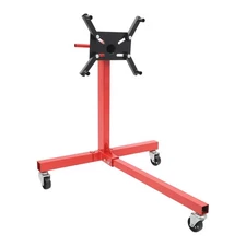 750 LBS Red Carbon Steel Rotating Engine Stand With 360 Degree Rotating Head