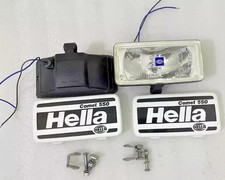 Hella Comet 550 Spot Driving Light With Cover H3 Bulb 55w 12v Universal Fit